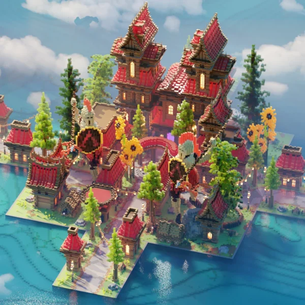 👑 HCF Spawn CASTLE 🏹 (a)