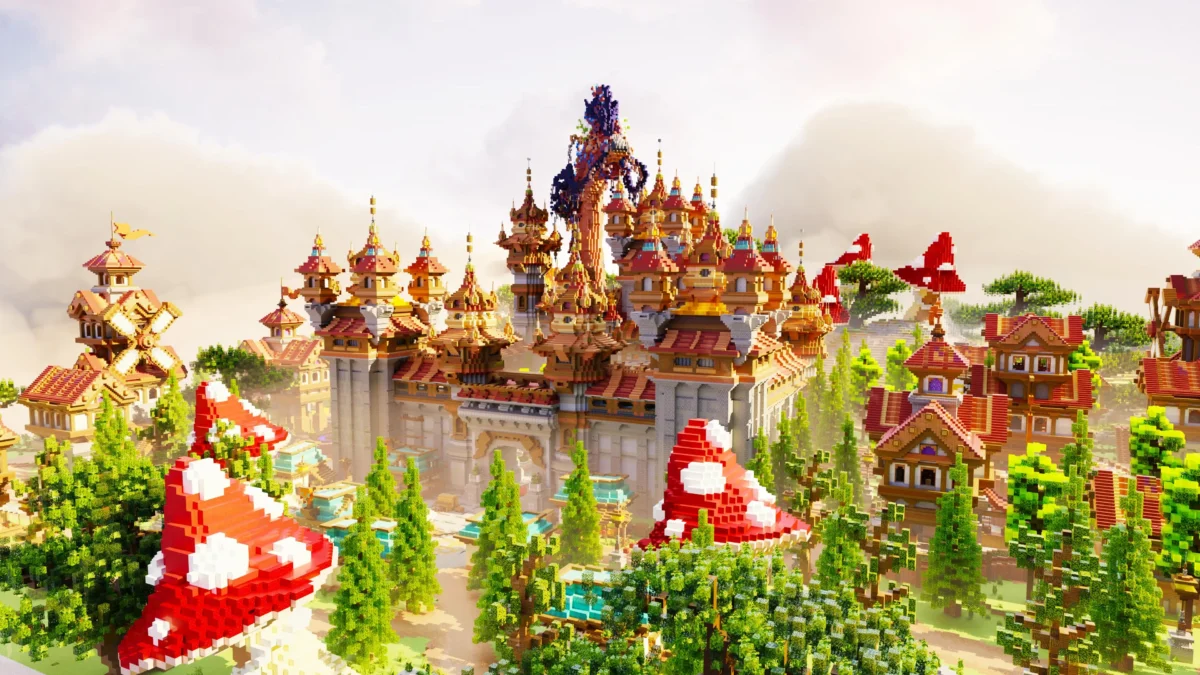 👑 Spawn Red Village 🏰 (a)