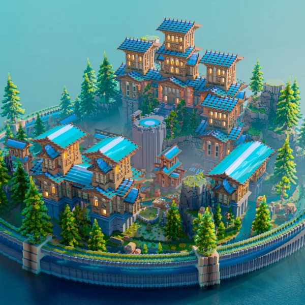 🌱 Hub Medieval Village 🌲 (a)